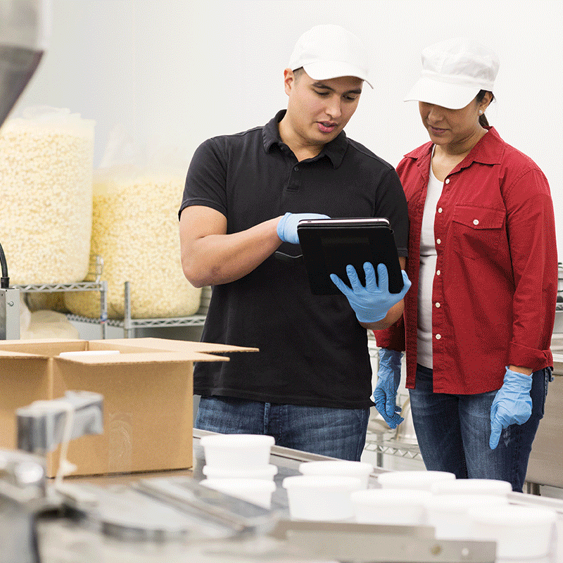 Slideshow of workers in various retail sectors adjusting their marketing budget
